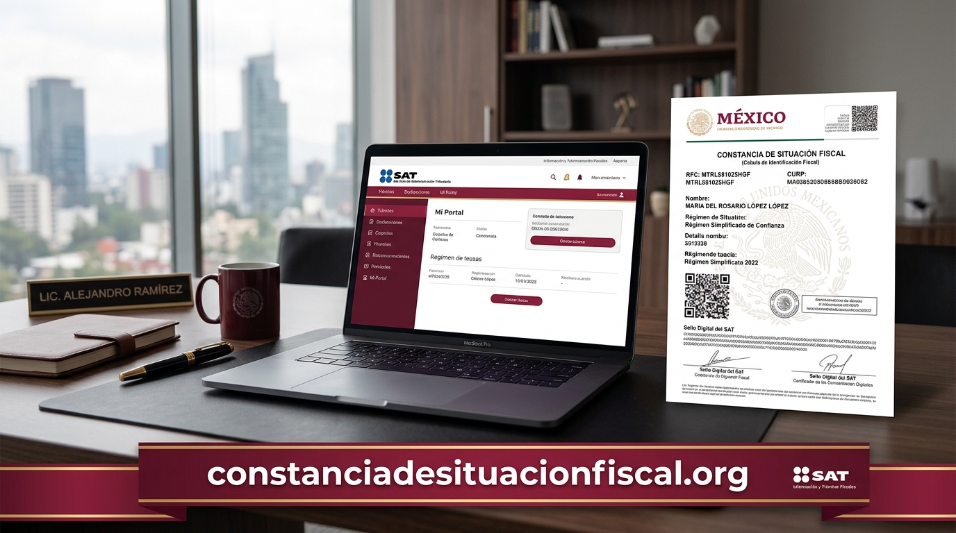 Verificación de autenticidad y Cédula de Identificación Fiscal